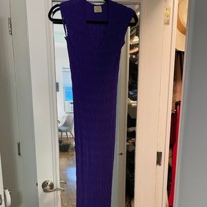 Torn by Ronny Kobo tight knit maxi dress